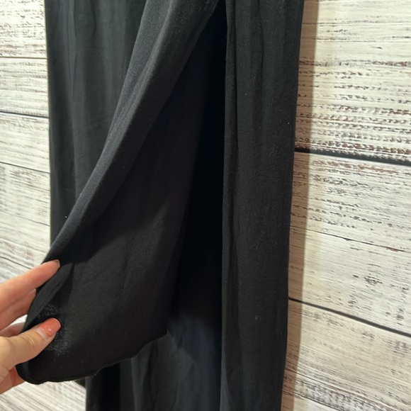 Alice + Olivia Kali TShirt Style Dress Lamb Leather Collar Small - Picture 11 of 17